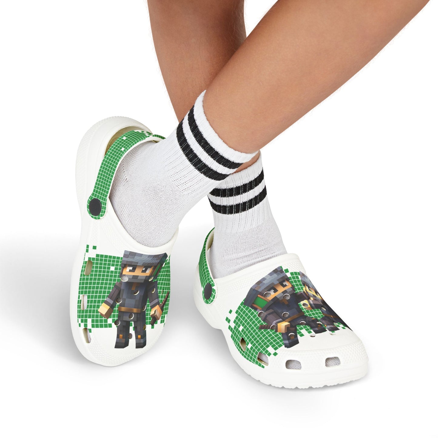 Youth Block Belt Warrior Clogs