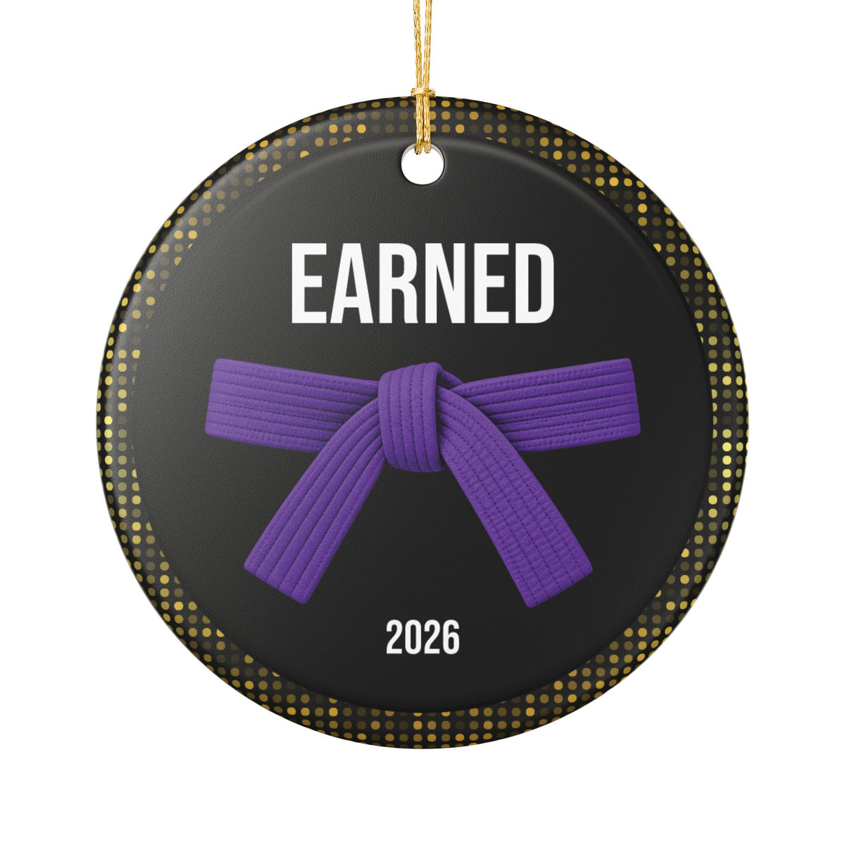 Onyx Personalized Rank Keepsake: Purple Belt