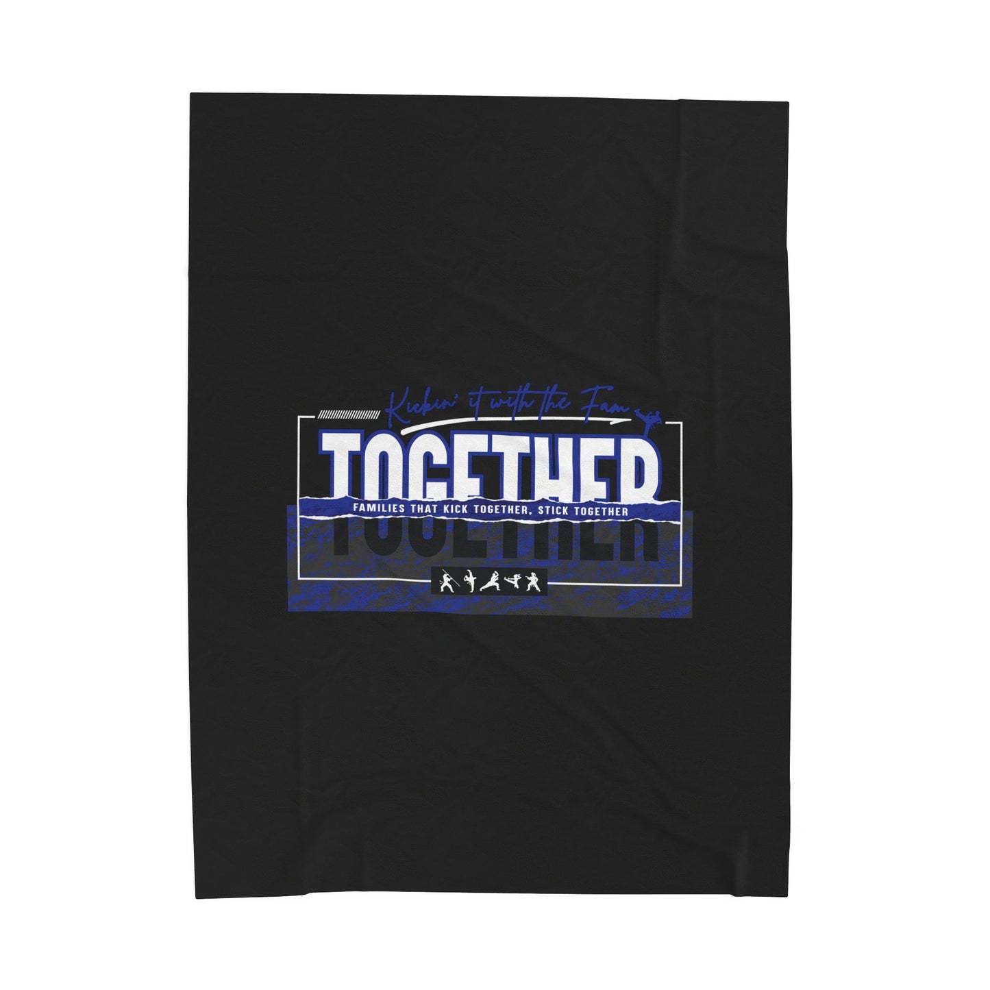 Kickin' It Together Velveteen Plush Blanket