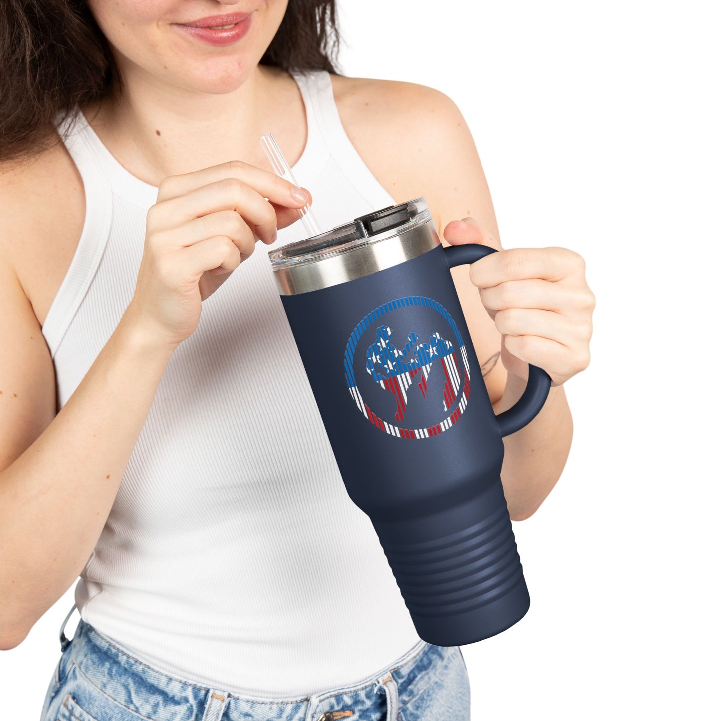 Stars & Strikes Insulated Travel Mug, 40oz