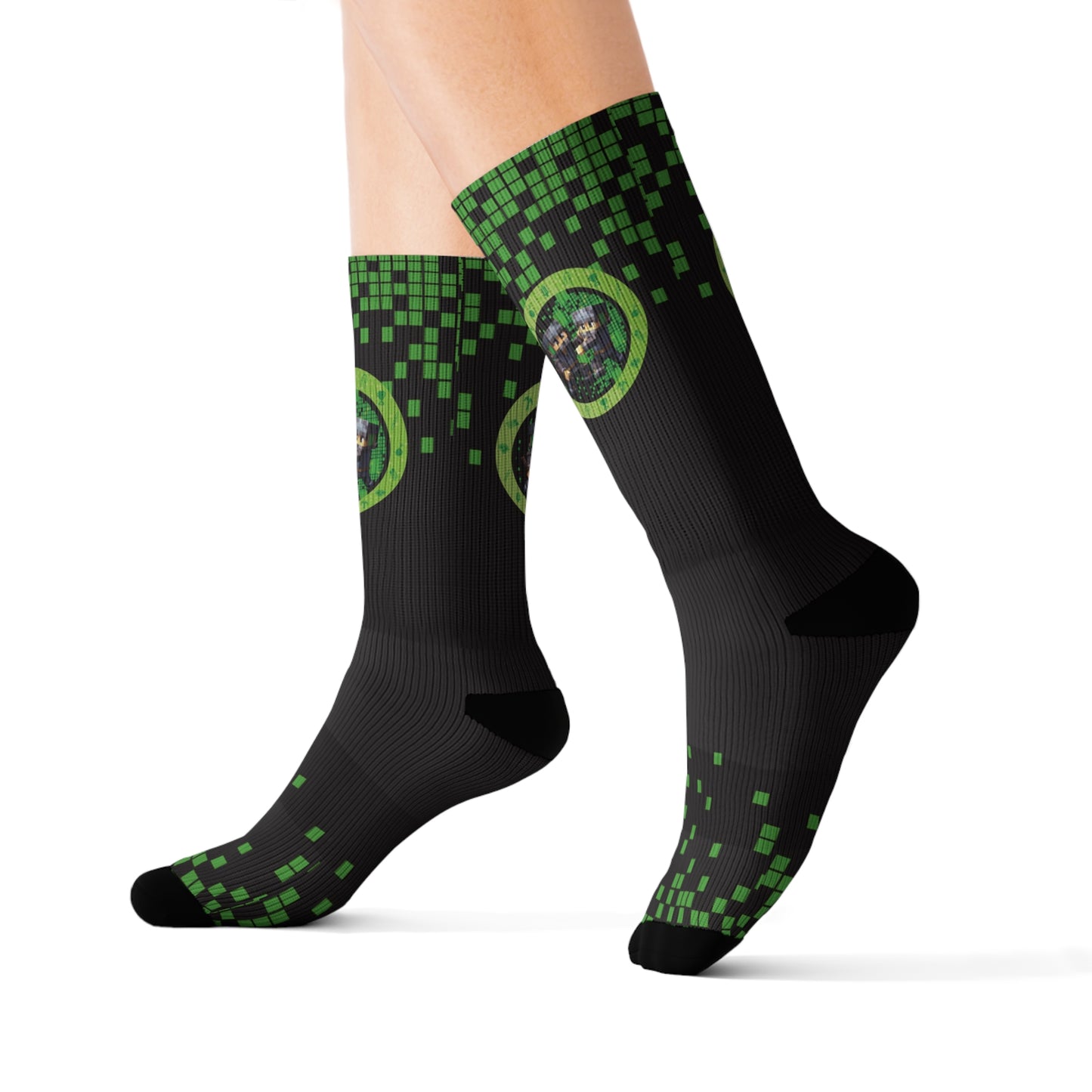 Block Belt Warrior Sublimation Socks