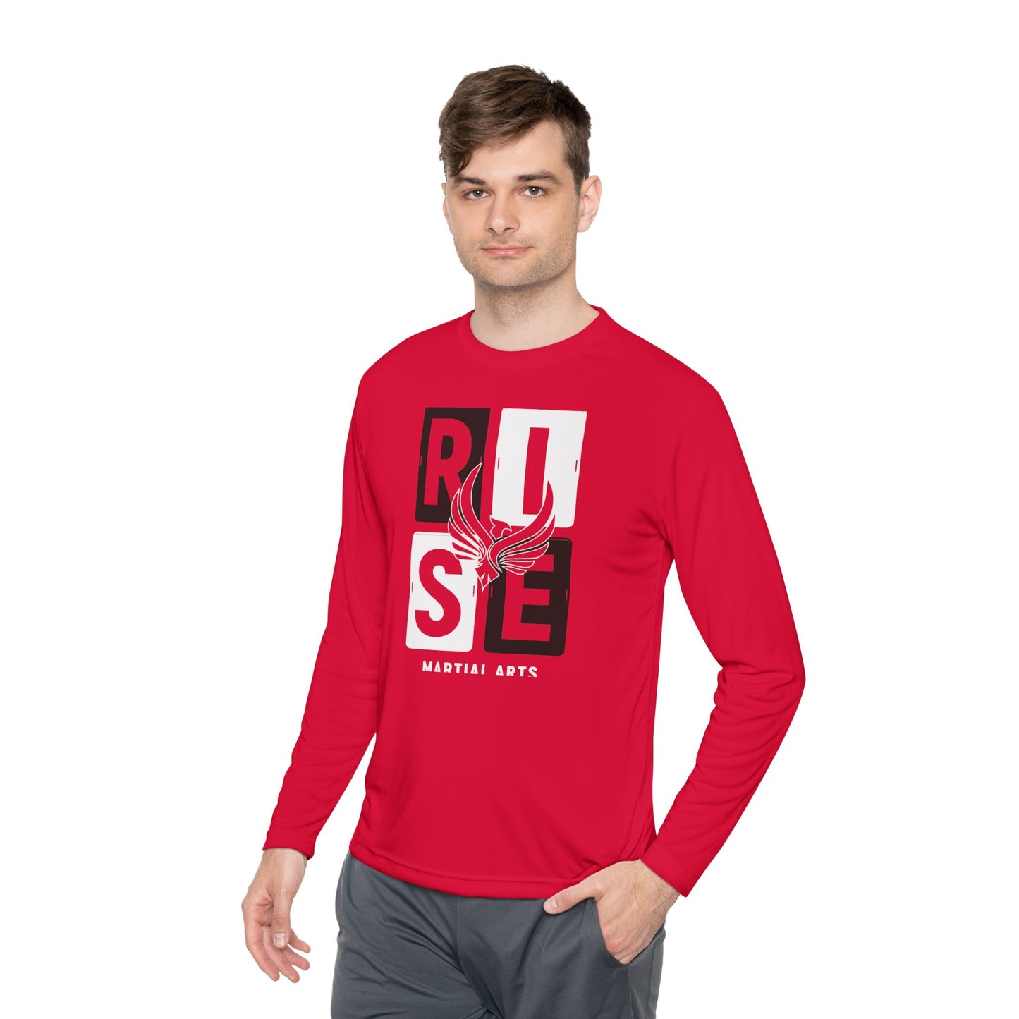 Adult Long Sleeve RISE Block Tee