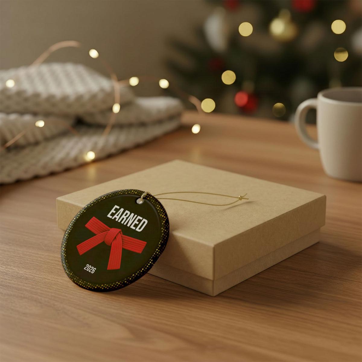 Onyx Personalized Rank Keepsake: Red Belt