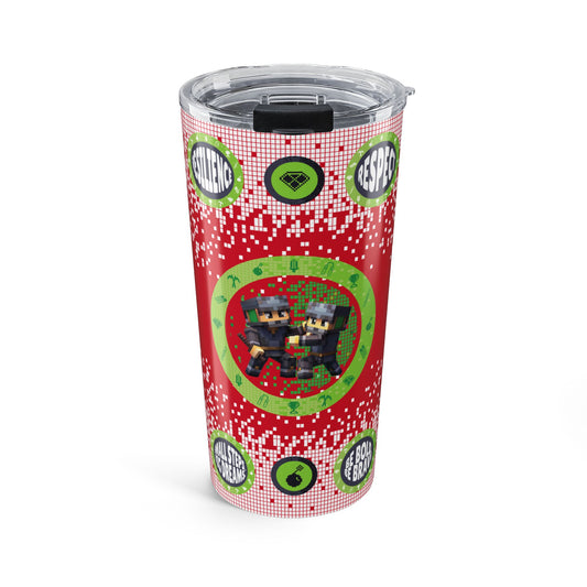 Block Belt Warriors Red 20oz Tumbler