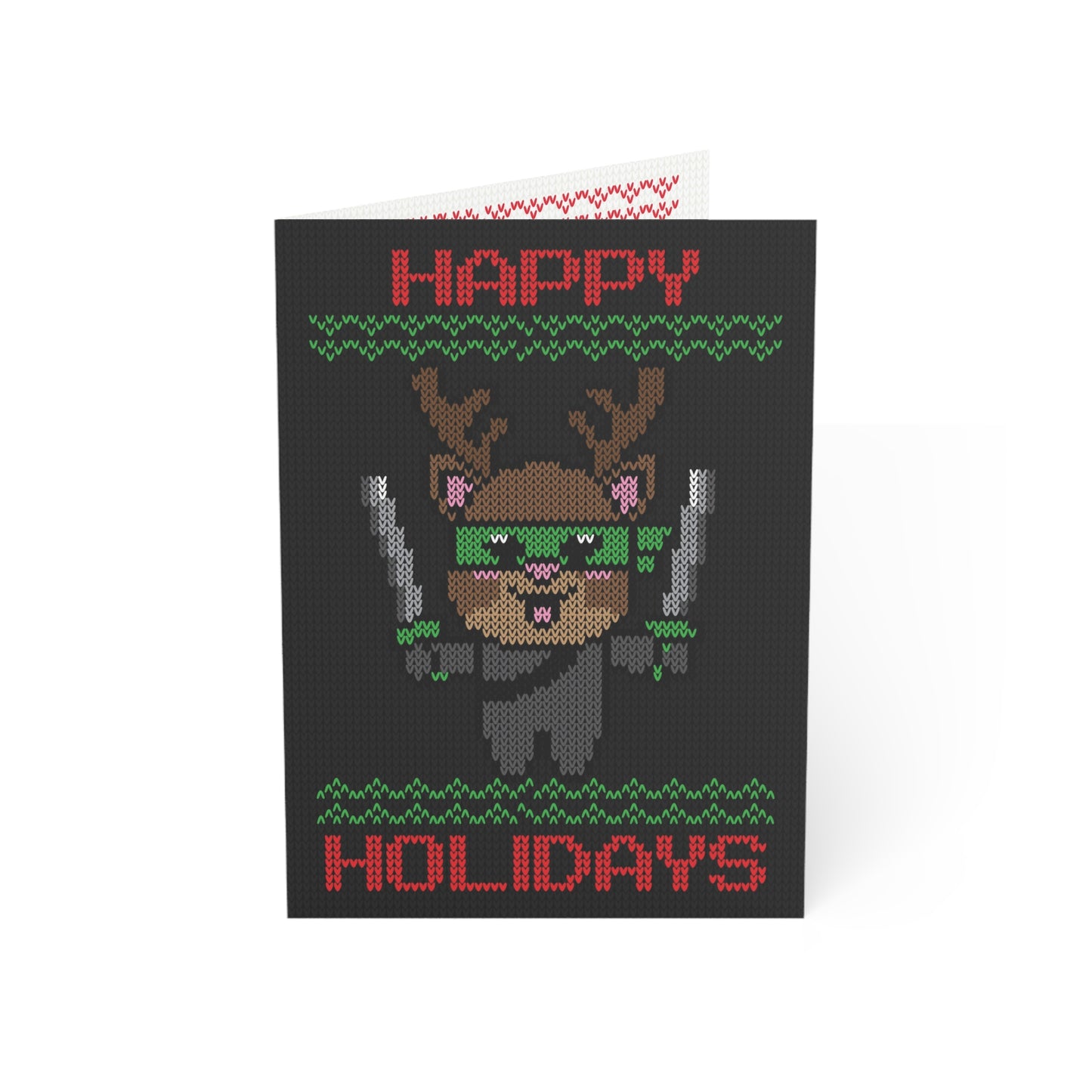 Black Belt Blitzen Holiday Cards (10/30/50 pcs)
