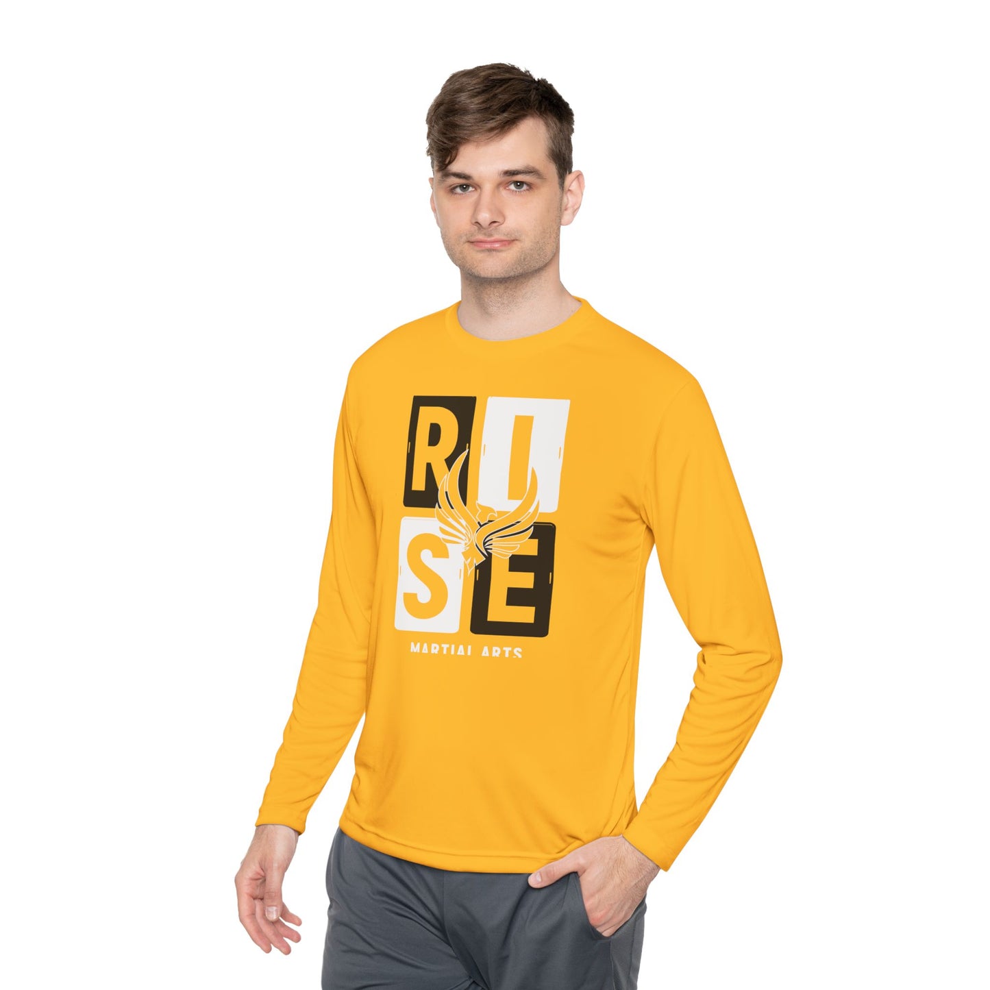 Adult Long Sleeve RISE Block Tee