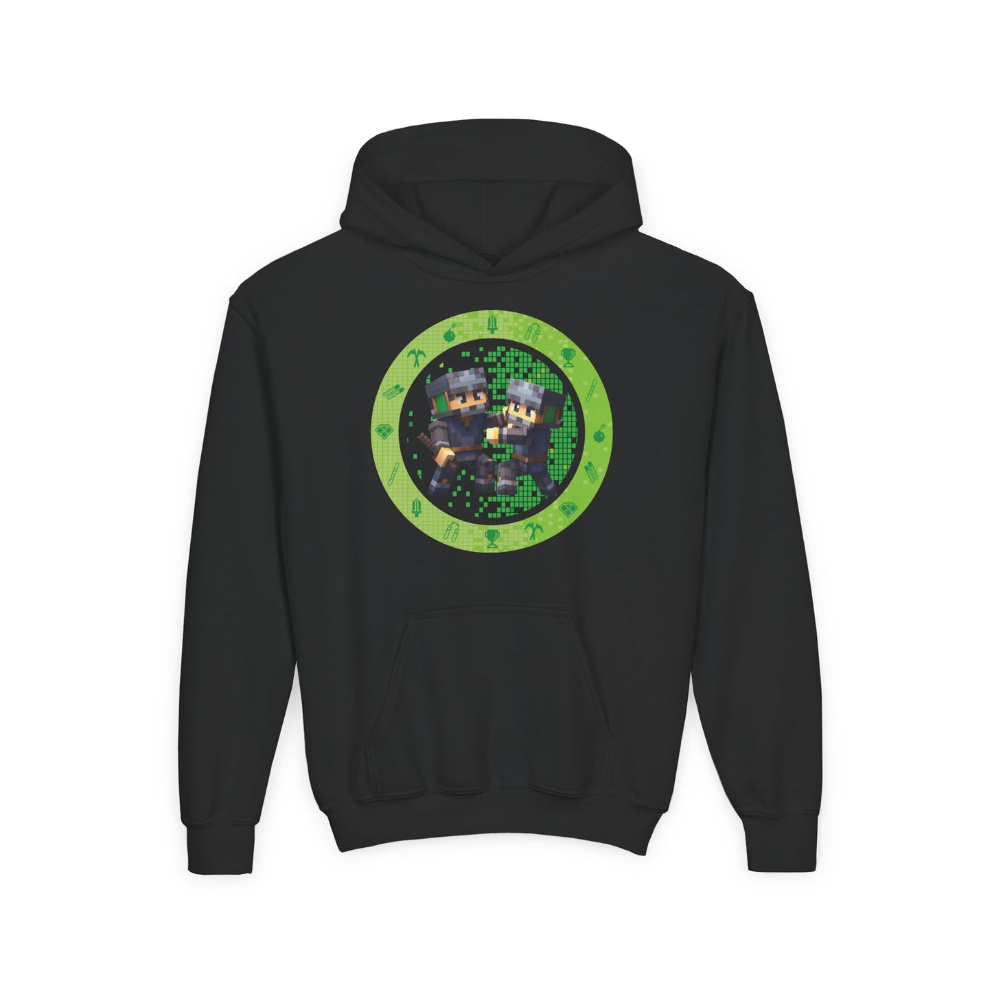 Youth Block Belt Warriors Heavy Blend Hoodie