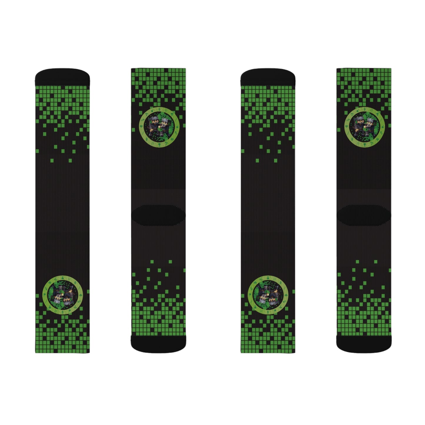 Block Belt Warrior Sublimation Socks