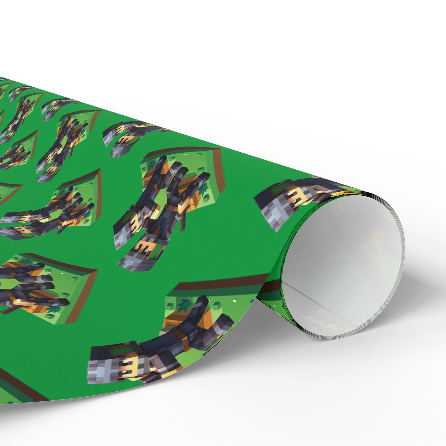 Block Belt Warriors Green Wrapping Paper