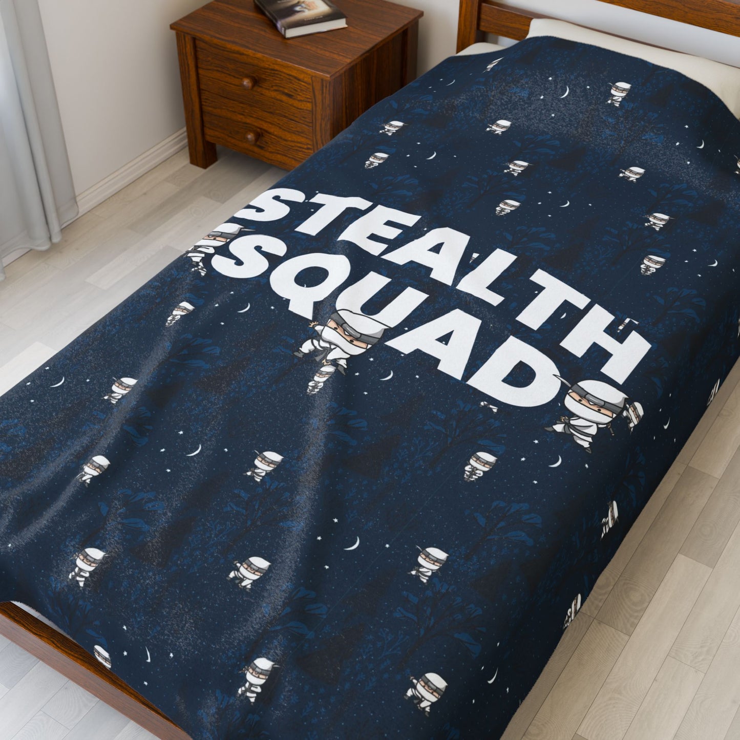 Stealth Squad Velveteen Plush Blanket