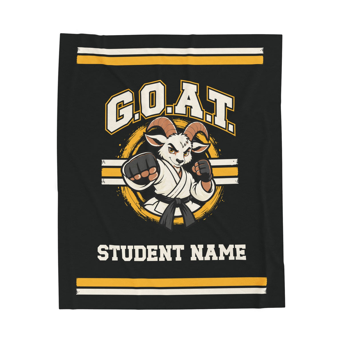 GOAT Gold Plush Blanket