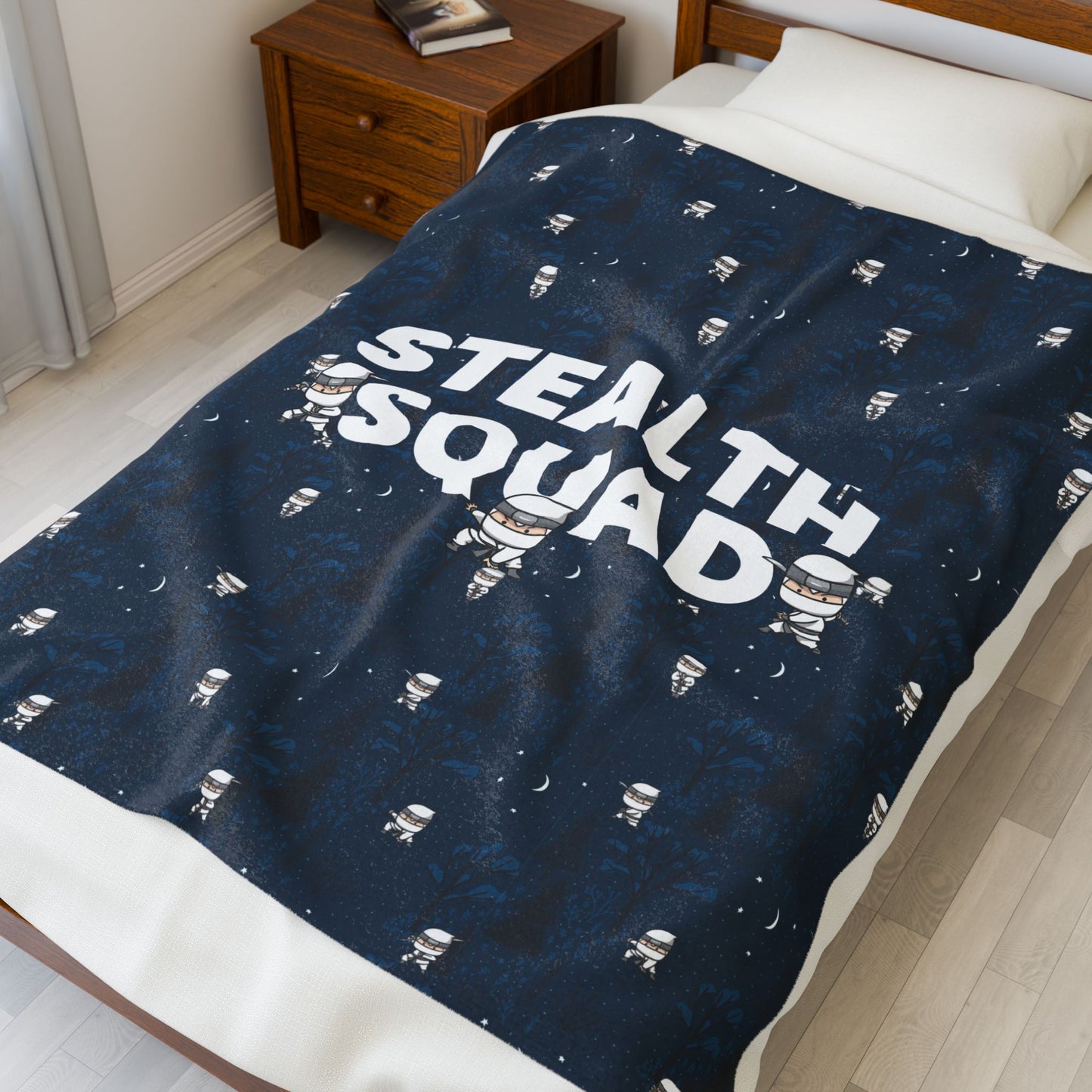Stealth Squad Velveteen Plush Blanket