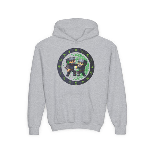 Youth Block Belt Warriors Heavy Blend Hoodie