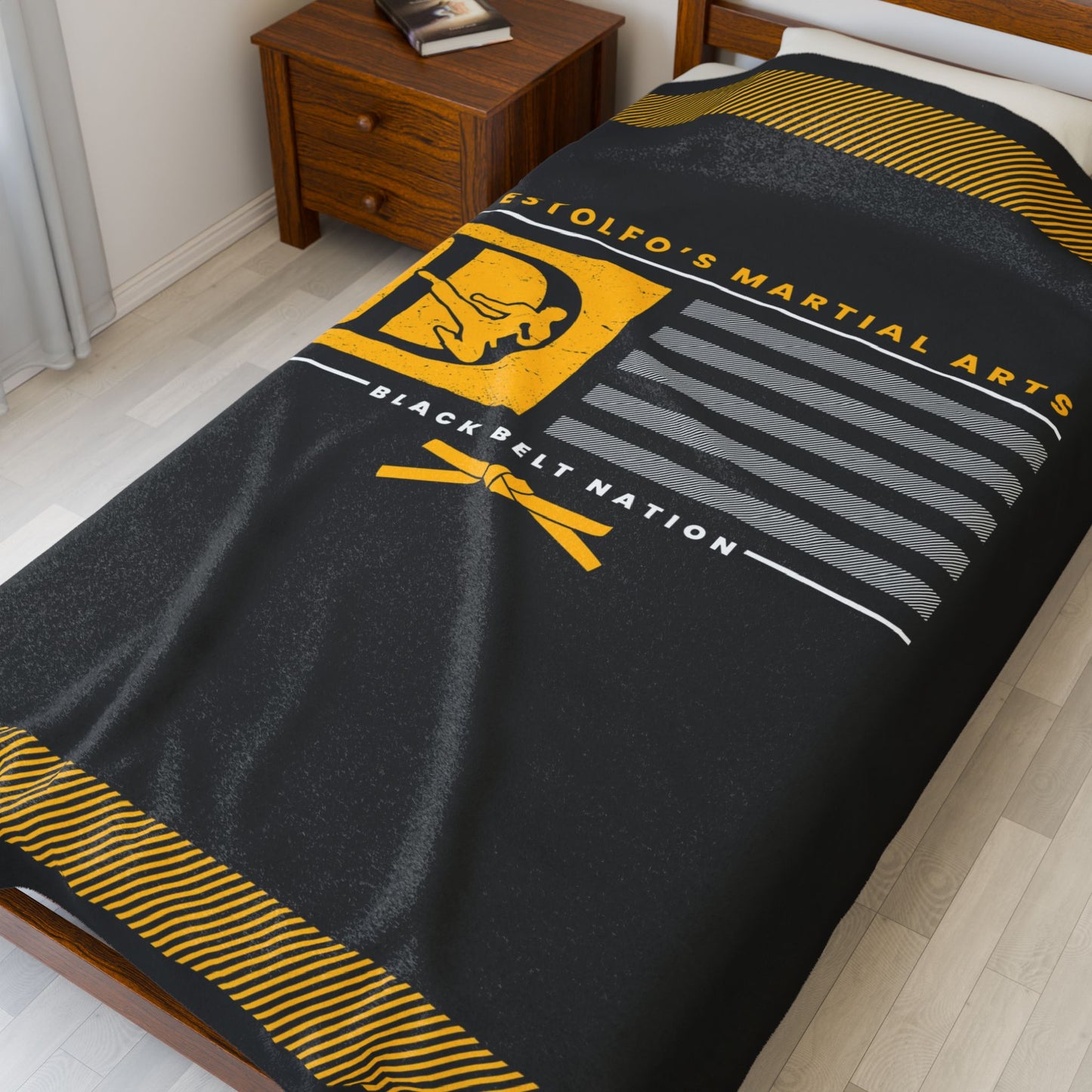 DeStolfo's MA Velveteen Plush Blanket