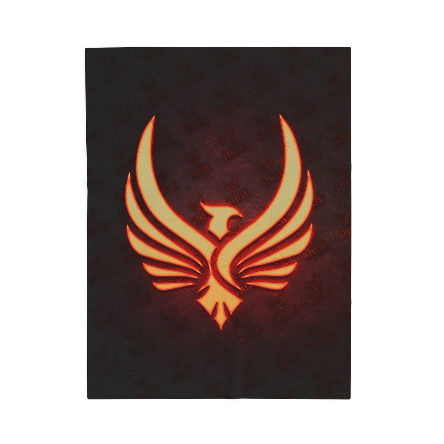 Rise Martial Arts Velveteen Plush Blanket