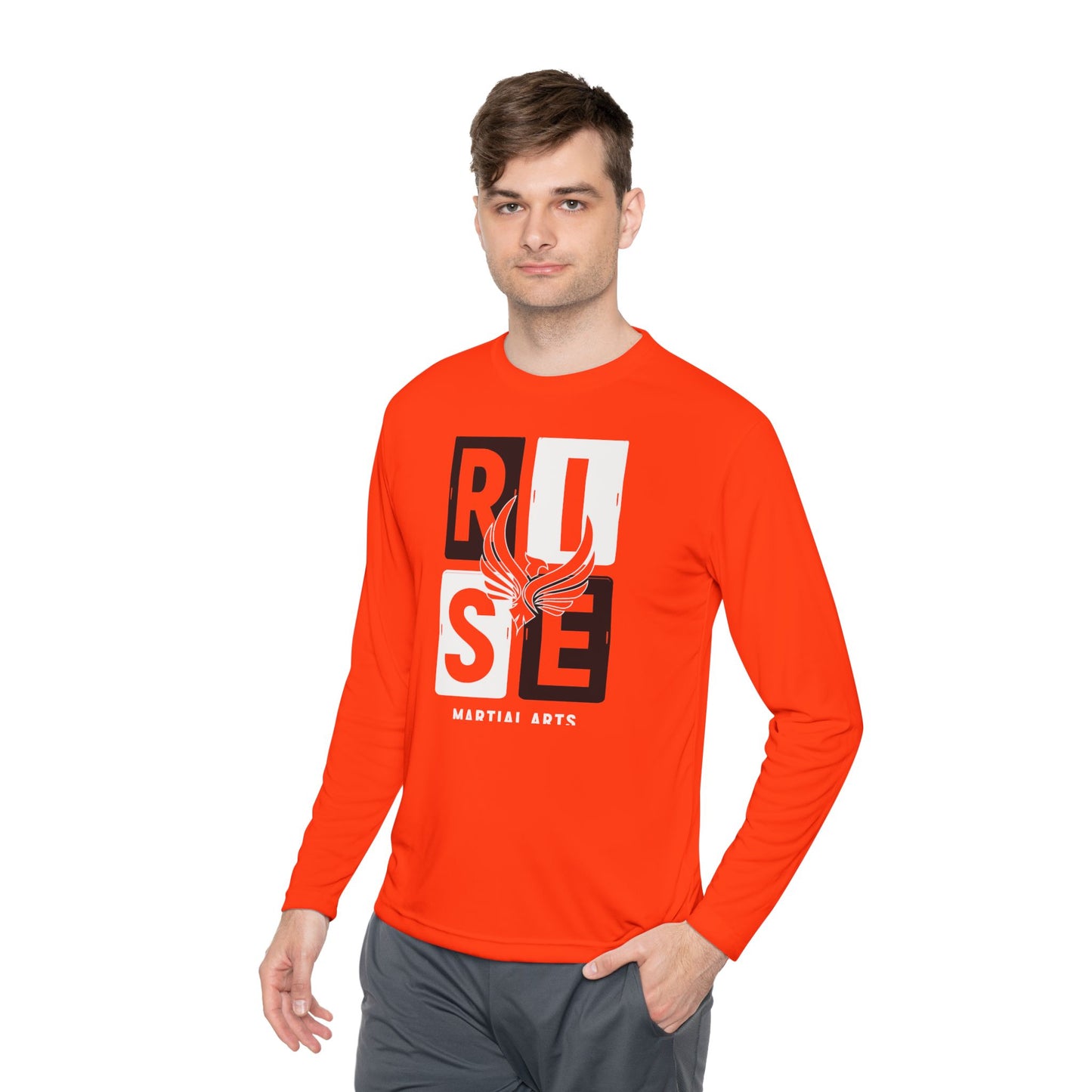 Adult Long Sleeve RISE Block Tee