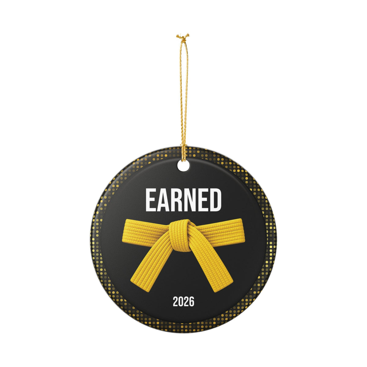 Onyx Personalized Rank Keepsake: Yellow Belt