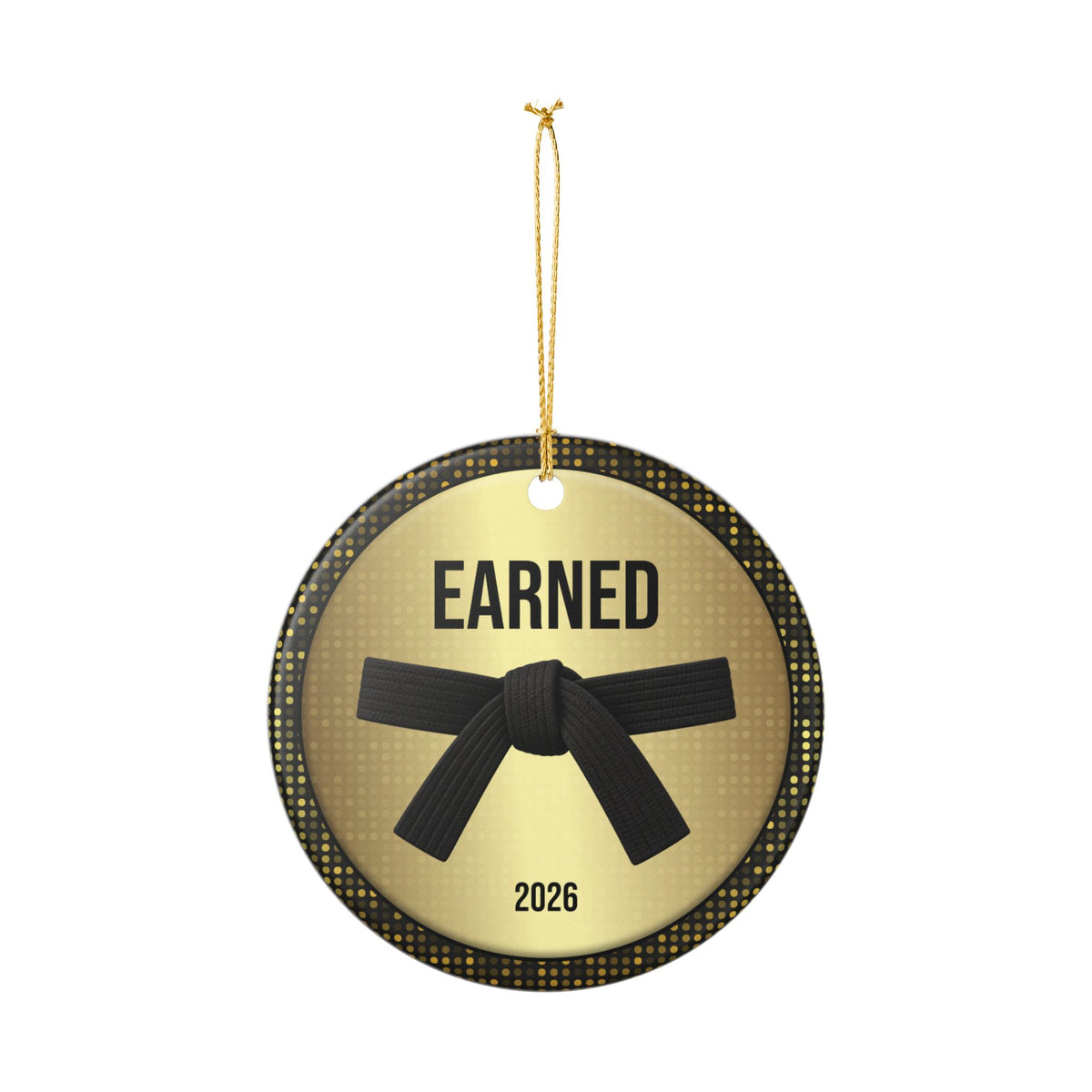 Onyx Personalized Rank Keepsake: Black Belt