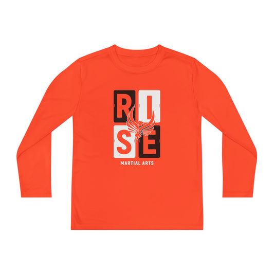 Youth Long Sleeve RISE Block Tee