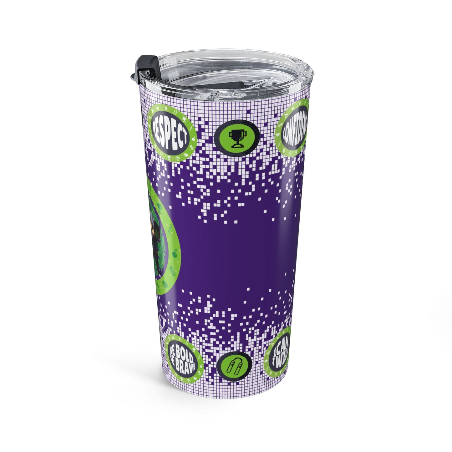 Block Belt Warriors Purple 20oz Tumbler