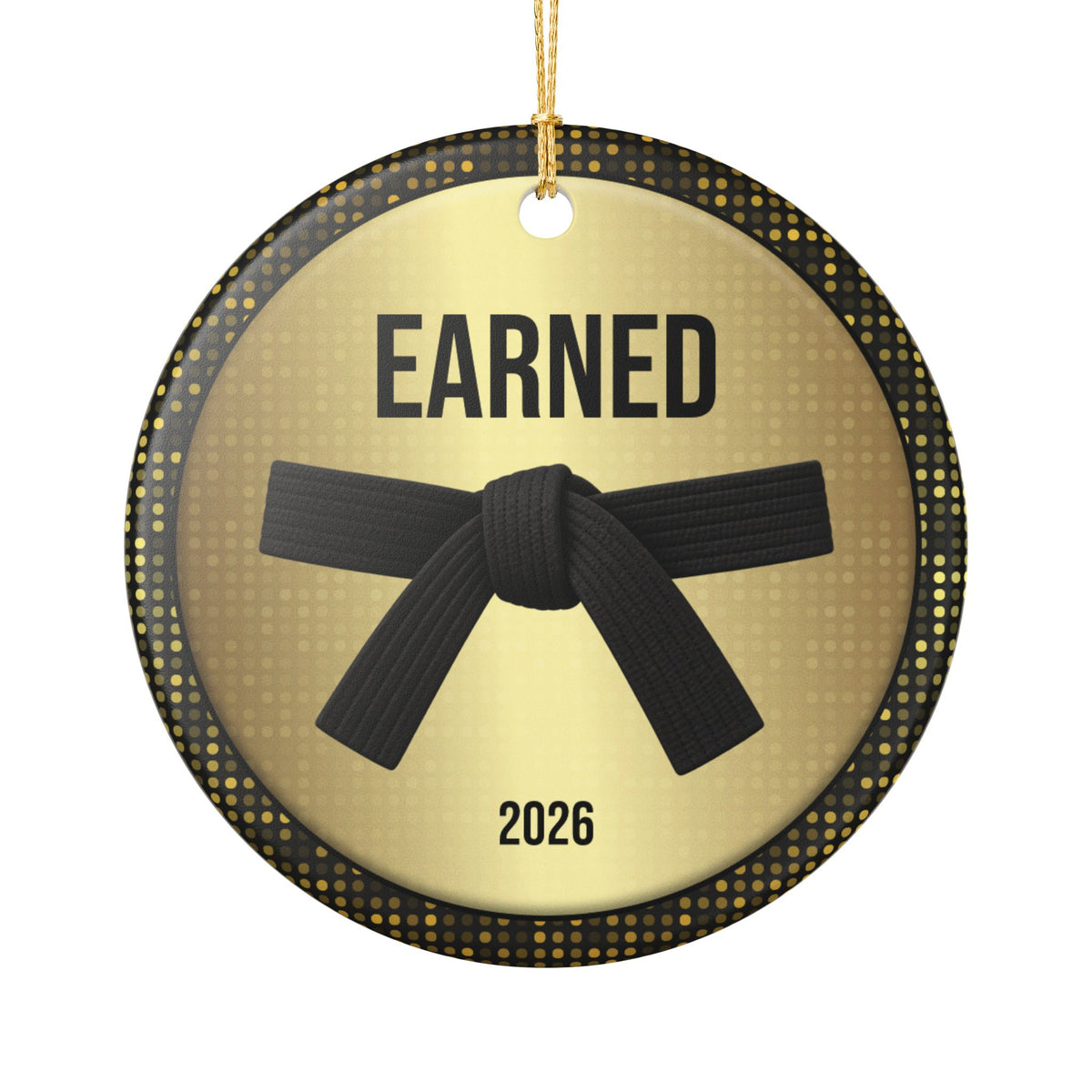 Onyx Personalized Rank Keepsake: Black Belt