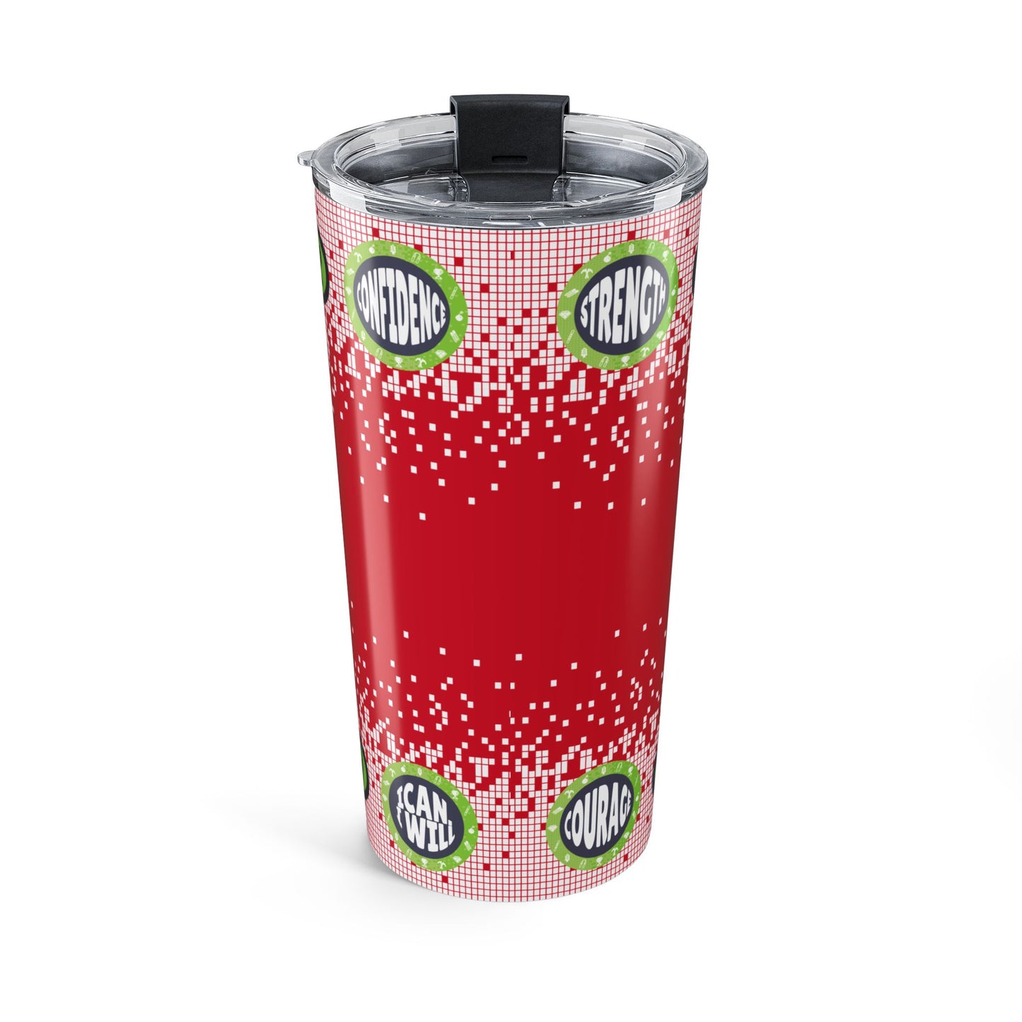 Block Belt Warriors Red 20oz Tumbler