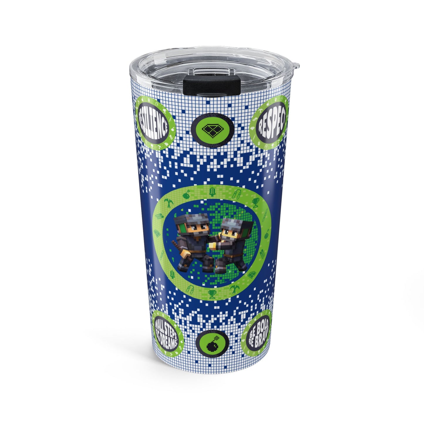 Block Belt Warriors Blue 20oz Tumbler