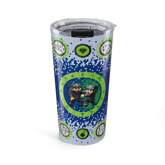 Block Belt Warriors Blue 20oz Tumbler