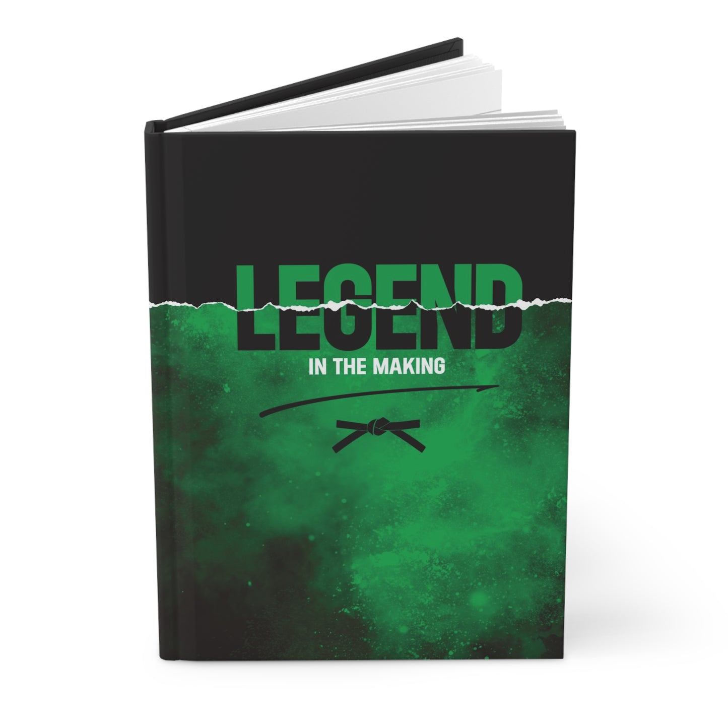 Legend in the Making Green Hardcover Journal