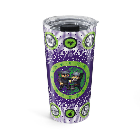 Block Belt Warriors Purple 20oz Tumbler