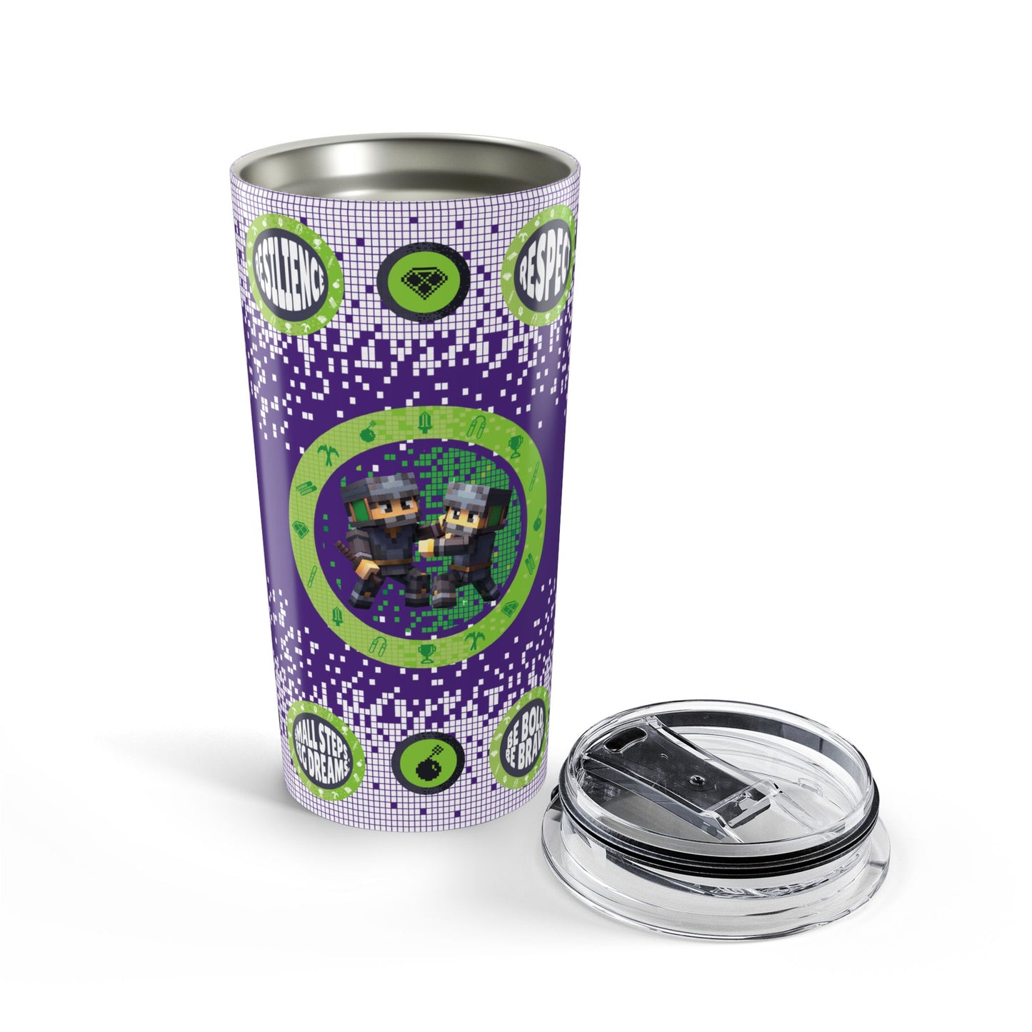 Block Belt Warriors Purple 20oz Tumbler