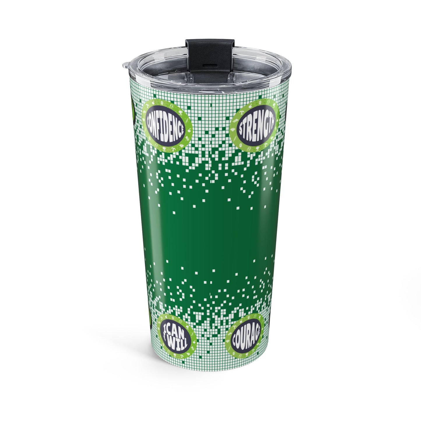 Block Belt Warriors Green 20oz Tumbler