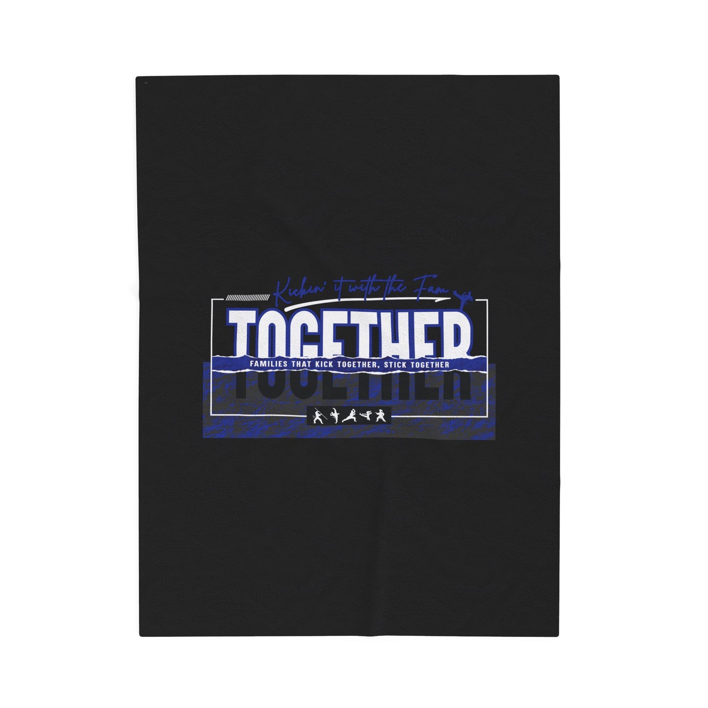 Kickin' It Together Velveteen Plush Blanket