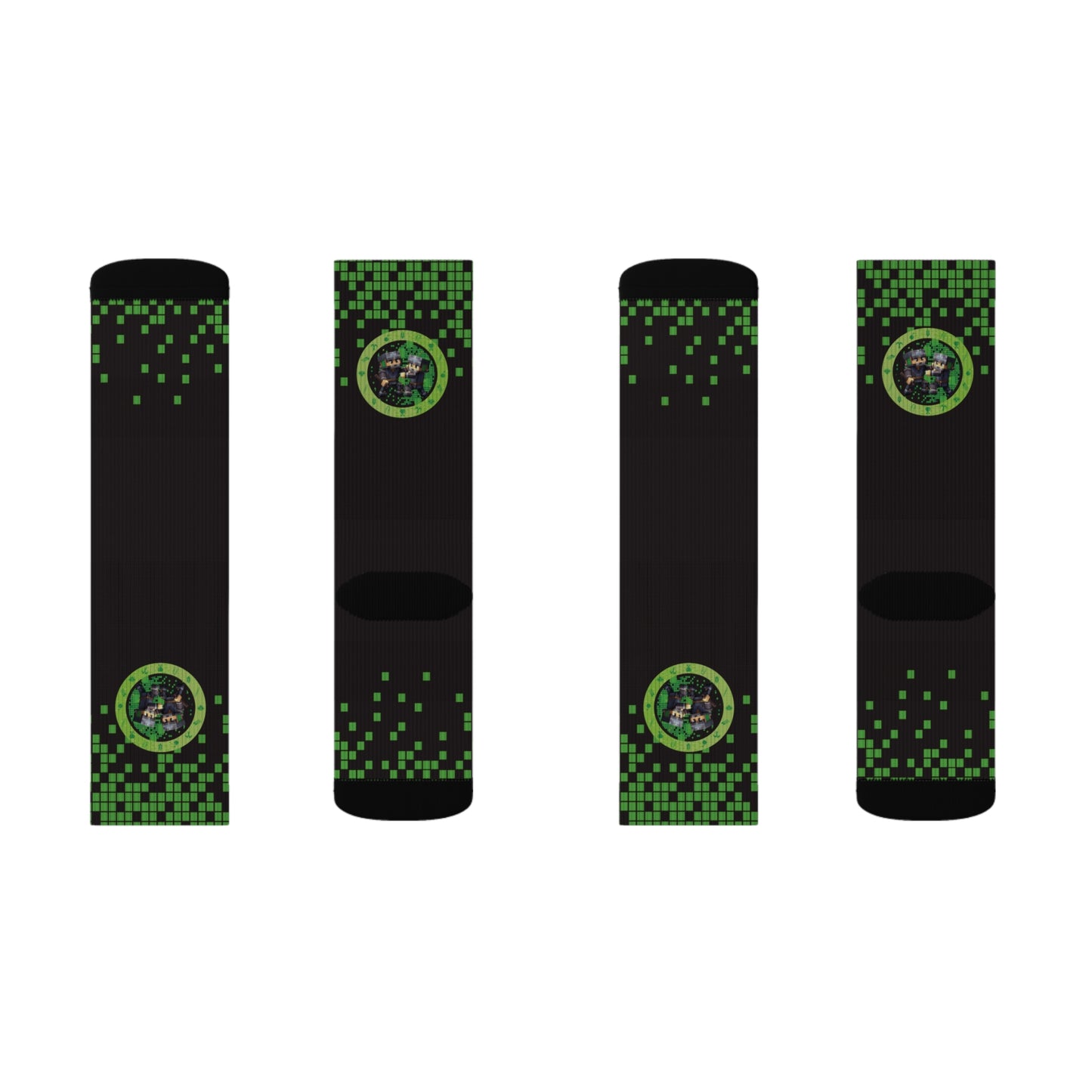 Block Belt Warrior Sublimation Socks