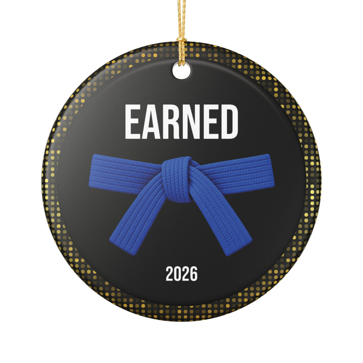 Onyx Personalized Rank Keepsake: Blue Belt
