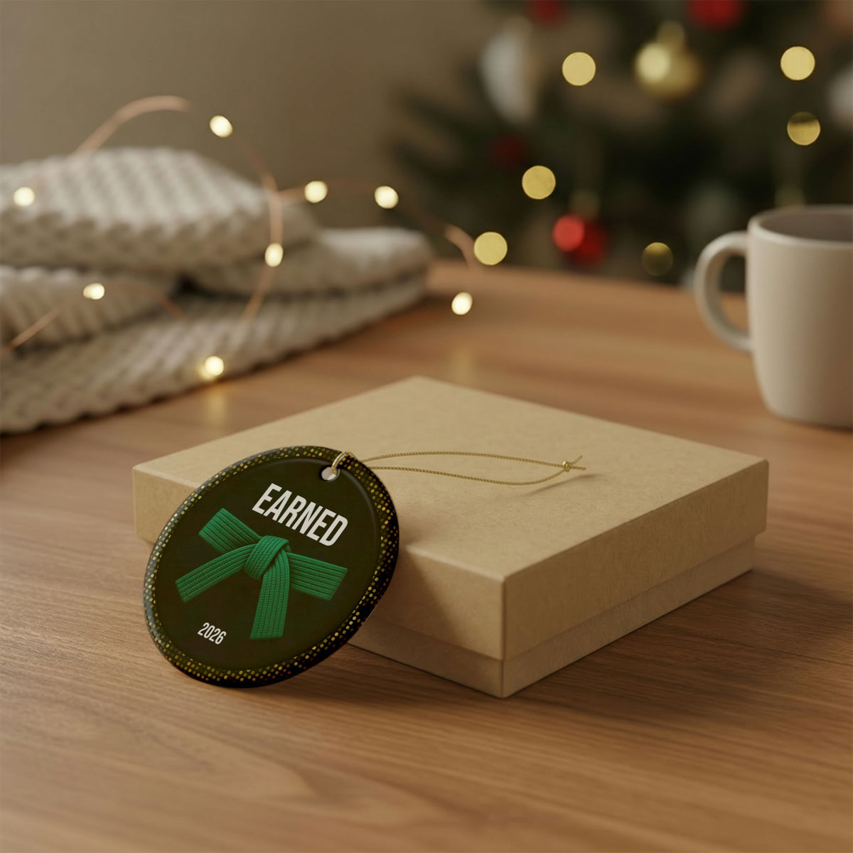 Onyx Personalized Rank Keepsake: Green Belt