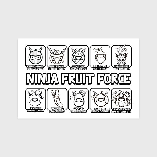 Fruit Force Ninjas Summer Program