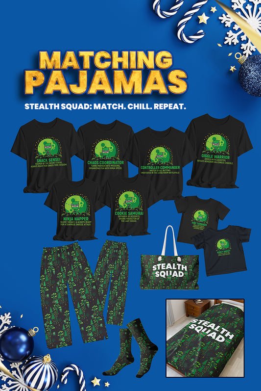 Matching Green Pajamas Holiday Poster (digital download only)