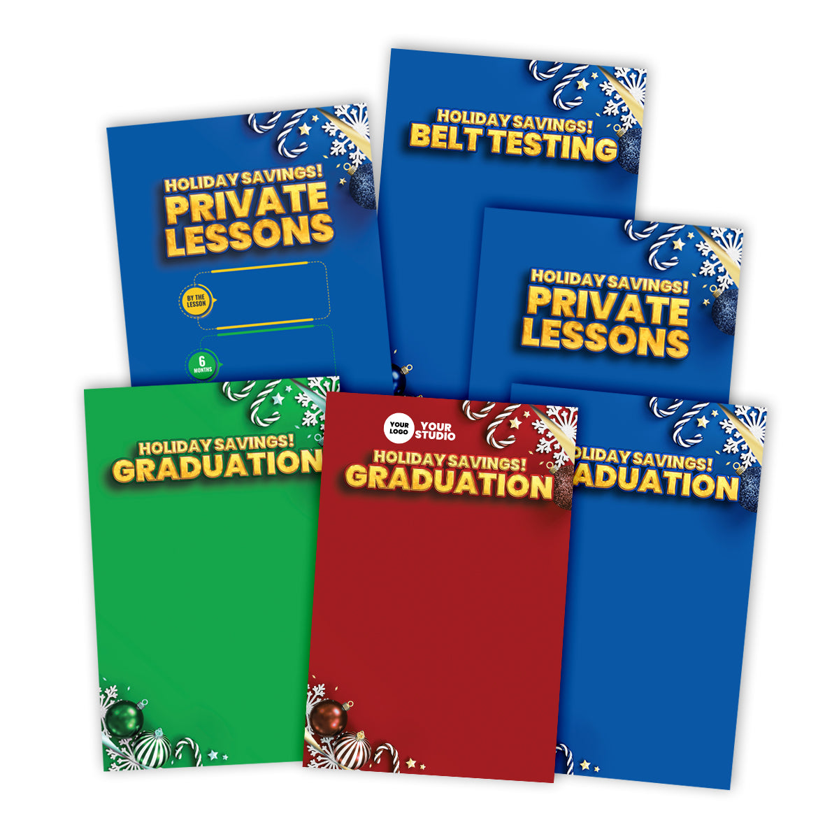 Dojo In-House Sale Poster Templates Holiday Pack