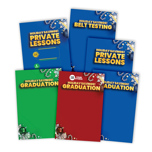 Dojo In-House Sale Poster Templates Holiday Pack