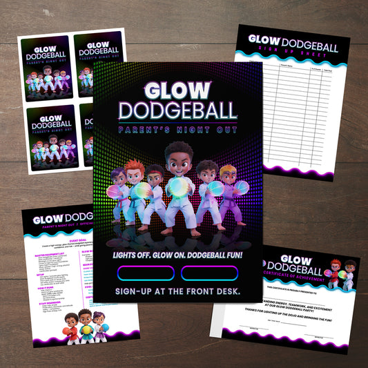 Glow Dodgeball Parents Night Out (Download)