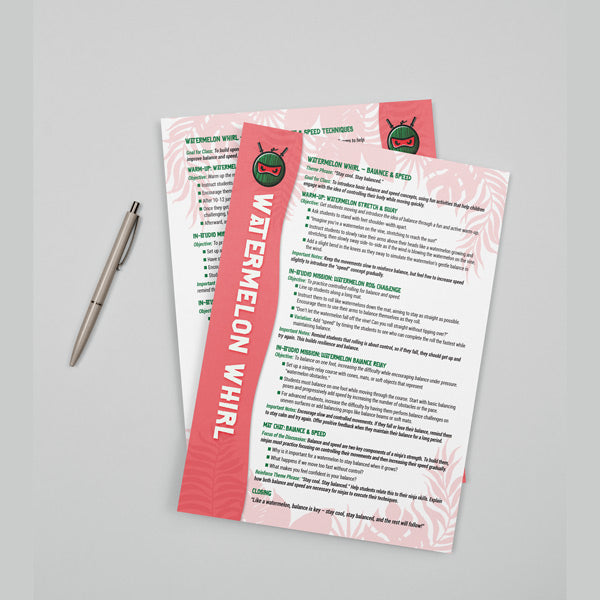Fruit Force Ninjas Summer Program
